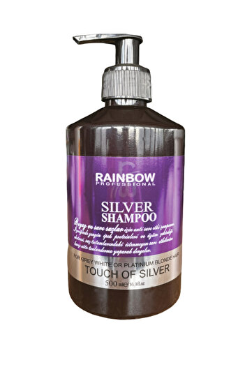 Rainbow Silver Mor Şampuan 500 Ml