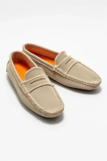 Elle Shoes Beige Men's Casual Shoes