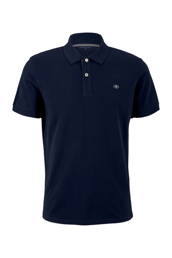 Tom Tailor Poloshirt Basic Poloshirt mit kleiner Logo-Stickerei