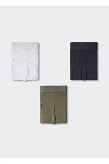 MANGO Man Cotton Boxer Pack των 3