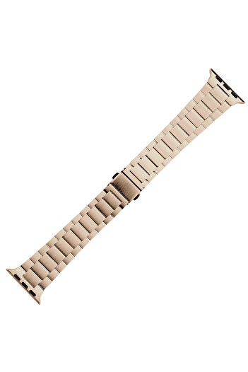 Techmaster Apple Watch 4 5 6 7 8 9 Ultra 42 44 45mm Uyumlu Slim Çelik Kordon