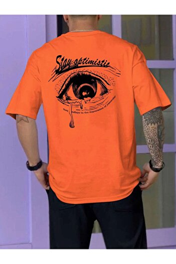 BENROMA Μπλουζάκι Unisex Oversize - Eye Printed