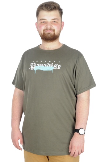 ModeXL Mode Xl Великий розмір Футболка з круглим вирізом Paradise 22199 Хакі
