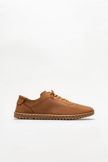 Elle Shoes Ανδρικά παπούτσια Casual Tan Δερμάτινα