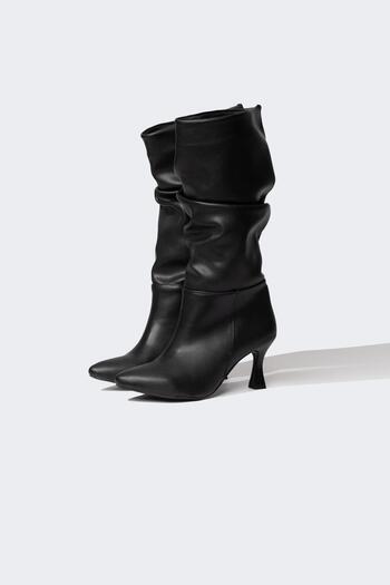 DeFacto Woman's High Sole Faux Leather Boot B1705ax23au