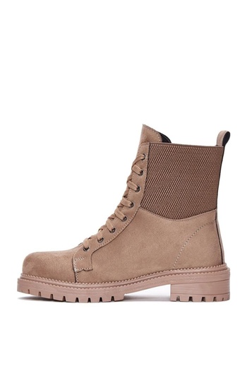 GDT Ayakkabı Γυναικείες μπότες Whiteline Mink Color Suede Leather