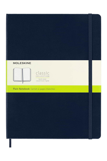 Moleskine Classic Collection Notebook 19x25cm Hard Cover Unlined 192 Sheets