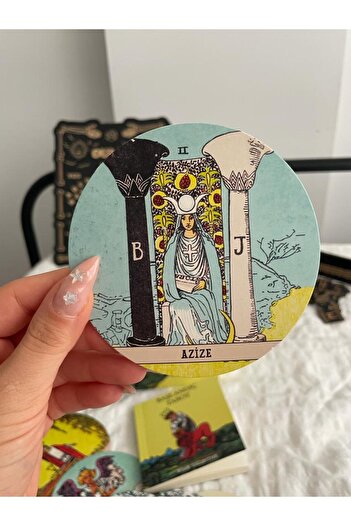 Planet Butik Starter Tarot and Circular Rider Waite Tarot Cards I Round Tarot Cards