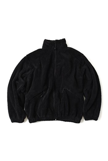 ROBERTO BORNOVA Unisex Μαύρο Oversize Λούτρινο Μπουφάν