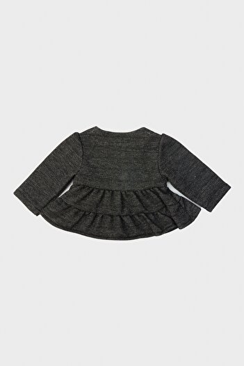 Layette Βρεφική φόρμα ανθρακί κοριτσάκι