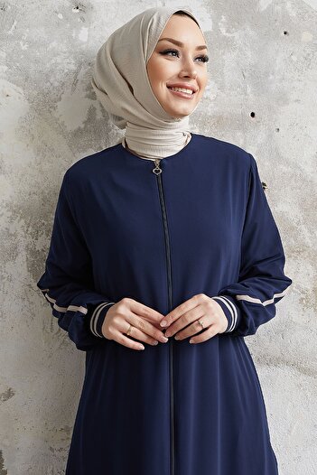 InStyle Μπλε ναυτικό Hazel ριγέ μοτίβο με ραβδώσεις