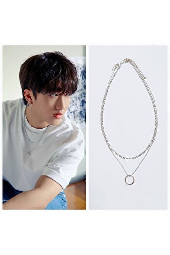 REN AKSESUAR Kpop Straykids Changbin Kolye Set