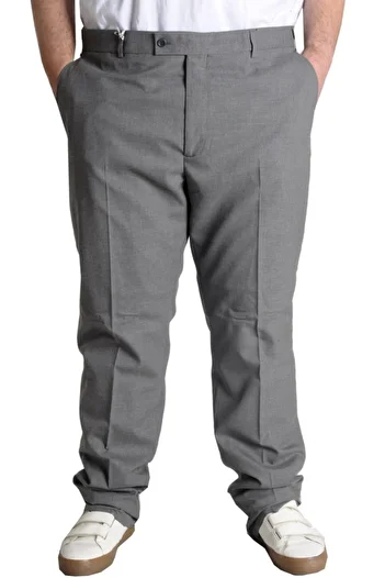 ModeXL بنطلون قماش فاخر - مقاس كبير، أنثراسايت، للرجال، مود XL 21024