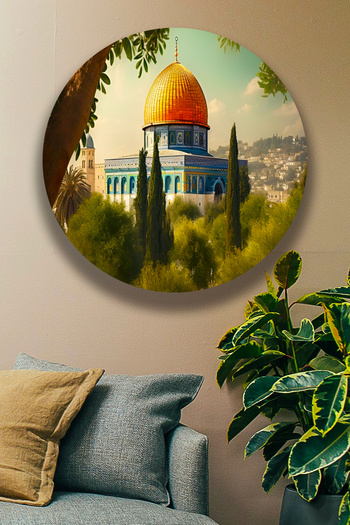 Nod Masjid-I Aqsa Religious Painting Poster Model, Living Room, Hall, Office Wall Decoration