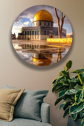 Nod Masjid-I Aqsa Religious Painting Poster Model, Living Room, Hall, Office Wall Decoration