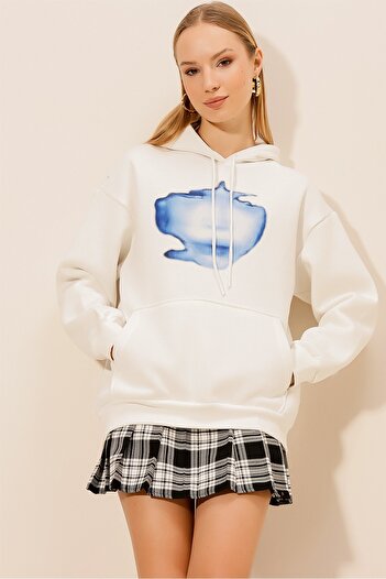 HAKKE Три нитки Girl Face Принт SWEAT
