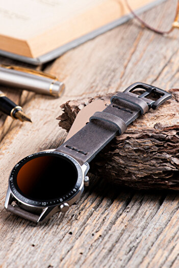 vagave Fossil FS4656 22 mm Uyumlu Hakiki Deri Saat Kordonu Kayışı - Musap 4 Farklı Renk Toka Seçeneği