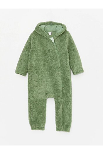 LC Waikiki Hooded Long Sleeve Plush Baby Boy Jumpsuit FROM FOR MYSELF