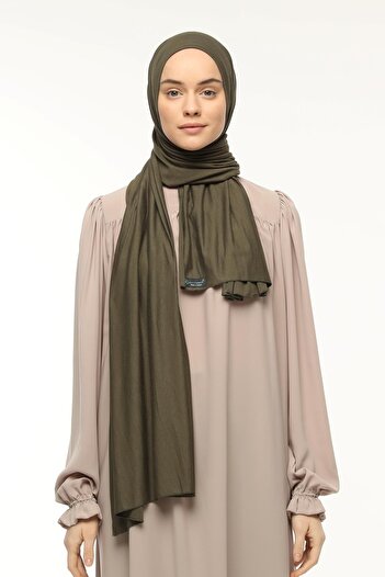 Altobeh Hijab Combed Shawl Plain Army Green