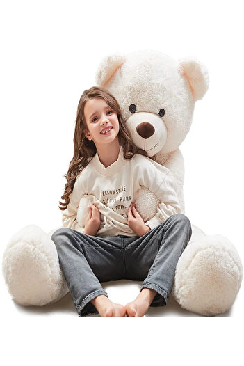 Sole 140 Cm Peluş Ayı - Papyonlu Dev Premium Kalite Pelüş Ayıcık