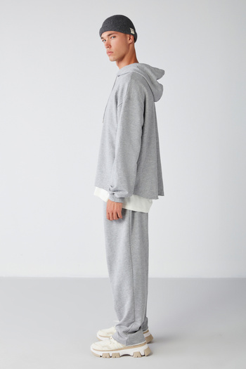 GRIMELANGE Σετ ανδρικής φόρμας Leox Comfort Fit με κεντημένη κουκούλα Grimelange