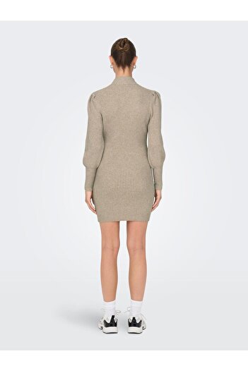 ONLY Φόρεμα ONLKATIA L/S KNT NOOS Λεπτό πλεκτό φόρεμα μισό ψαράδικο