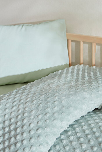 Karaca Home Baby Lily Blue Bud Blanket 90x110 Cm