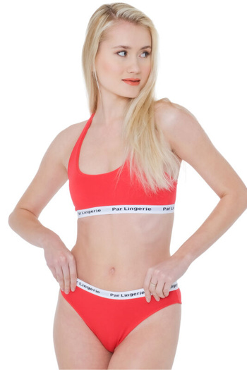 par lingerie pl Sports Bustier Set Red