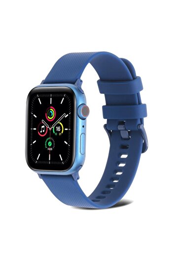 Techmaster Apple Watch 5 6 7 8 9 Ultra 42 44 45mm Uyumlu Point Silikon Kordon