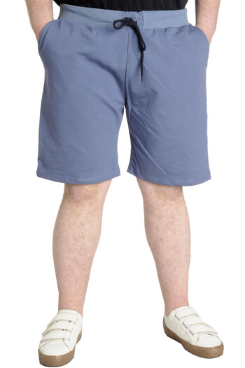 ModeXL Mode XL Large Size Men's Capri Side Pocket MULINE 20501 Blue