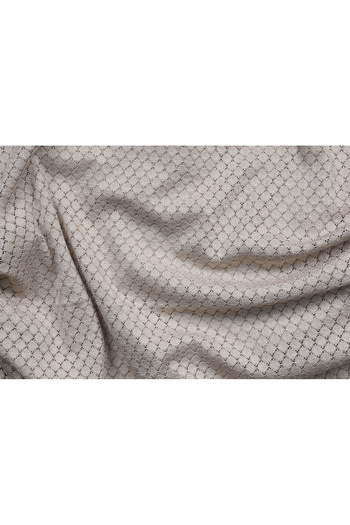 AKÇA TEKSTİL LARGE HONEYCOMB MODEL MINK COLOR SINGLE WING Ready planted Pleated Background Curtain 75*260 cm