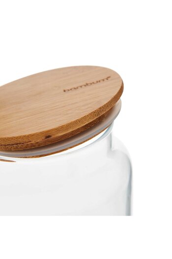 Bambum 800 ml Capacity Zone Glass Storage Container