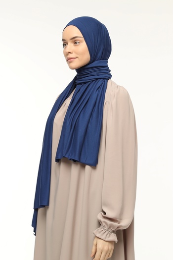 Altobeh Hijab Combed Shawl Plain Parliament Blue