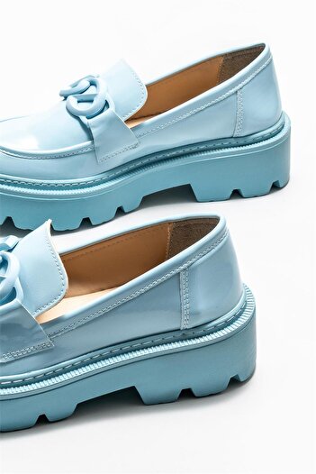 Elle Shoes Mavi Kadın Loafer