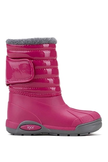 IGOR W10168 Topo Ski Charol Παιδικά Γούνινα Ροζ Μποτάκια