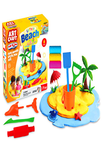 AVDA Beach Play Dough and Dough Mold Set 150 gr -dede