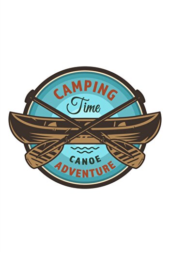 Quart Aksesuar Autocolant pentru camping off-road aventură caiac caiac marin 10x8 cm