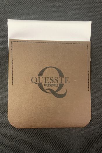 Quesste Accessory Λευκό μαντήλι Κοντό ανδρικό γιακά τσέπης διπλωμένο σχέδιο