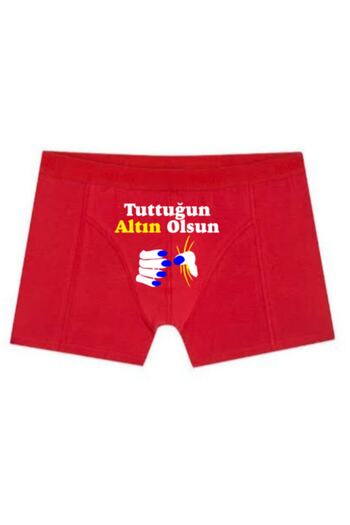 BoxerMasters Men's Boxers - Be Gold Printed TuttUGN