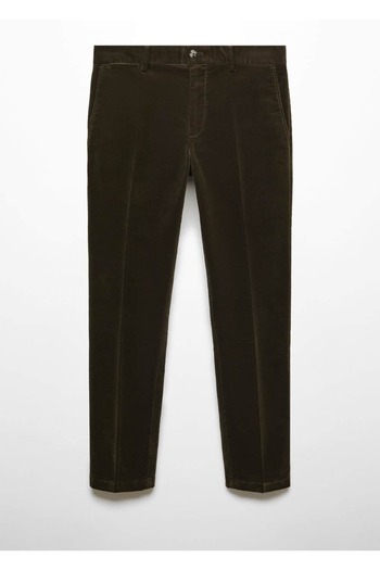 MANGO Man Slim Fit Micro Corduroy Παντελόνι