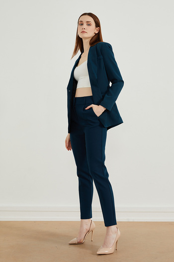 PAULMARK Straight Cut Suit Trousers