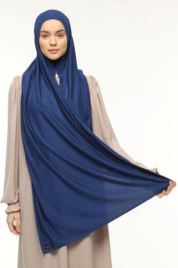 Altobeh Ready Practical Interlocking Luxury Organic Plain Combed Shawl Cross Aligned Dark Blue