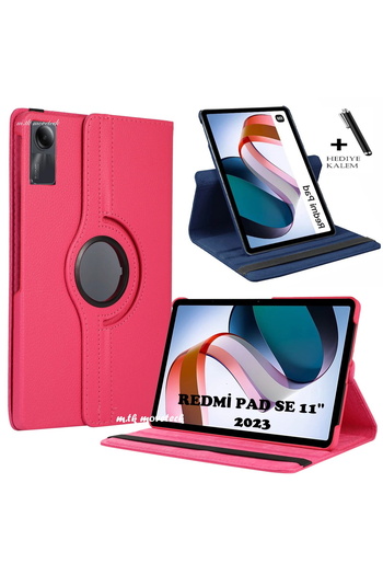 m.tk moveteck حافظة تابلت متوافقة مع Xiaomi Redmi Pad Se مقاس 11 بوصة، 360 درجة، غطاء واقٍ كامل وحامل دوار
