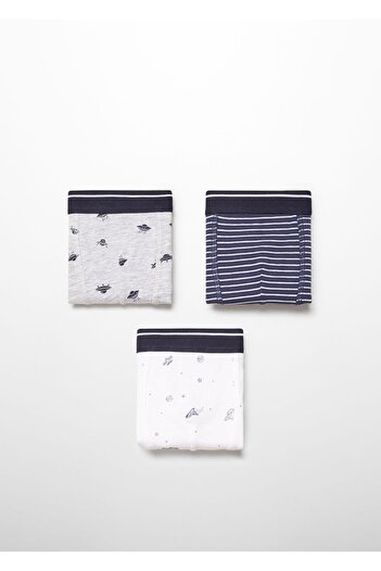 MANGO Baby Patterned Boxer Set - Pack of 3