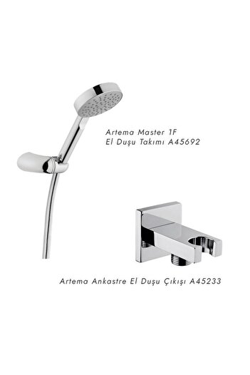 Artema Flo S Concealed Bathroom Faucet Set A49297 (Without Spout)