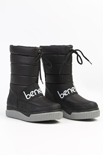Benetton BN-50032 Γυναικείες μπότες χιονιού Μαύρες 36-40