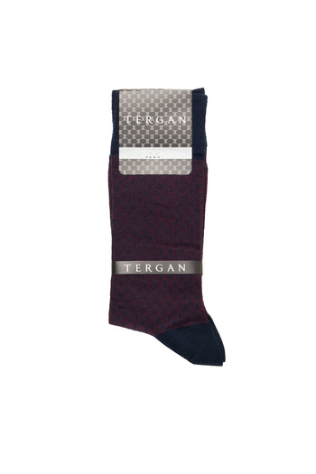 Tergan Navy Blue Men's Socks 20255E0H