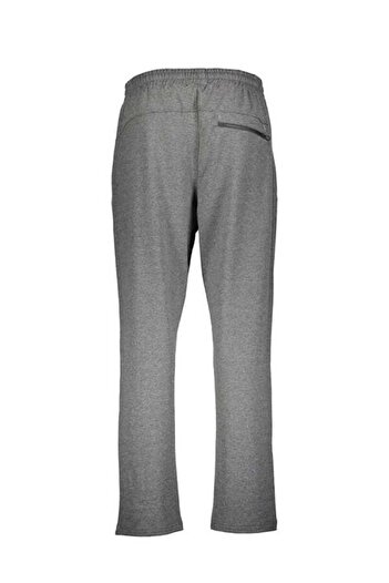 TOMMY LIFE Anthracite Melange Zipper Pocket Classic Leg Ανδρική φόρμα μεγάλου μεγέθους στο κάτω μέρος