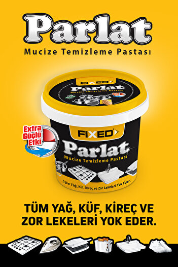 FIXED Sgs Parlat Çok Amaçlı Mucize Temizleyici Pasta Yağ Küf Kireç Çözücü Zor Lekeler (4 ADET)