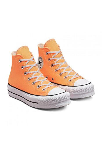 Converse Orange Ctas Lift Hi Sneakers - A03052C Women's Shoes